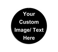 Letrero de aluminio personalizado redondo de metal personalizado, letrero de advertencia personalizado con imagen e imagen de texto para cafetería, bar, calle, hombre, cueva, carretera, restaurante, t