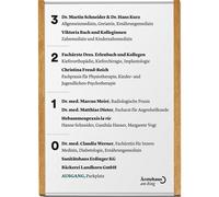 Letrero de aluminio y madera para indicar el camino, serie Silver DIN A4 vertical, H x A 299,5 x 218,5 mm