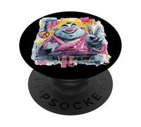 Letrero de Arte gráfico con diseño de Panda Sonriente, diseño de Graffiti Pop PopSockets PopGrip Adhesivo