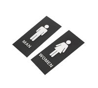 Letrero de baño Letreros De Baño, Placa Indicadora Recordatorio, Placas For Puertas Edificios Oficinas para Hotel Restaurante(WATER GREEN)