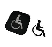 Letrero De Baño Letreros for inodoros, inodoro en cuclillas, letrero recordatorio hueco, placa de puerta, recordatorios cálidos, indicadora, for baño para Hotel Restaurante(4,15cm x 15cm)