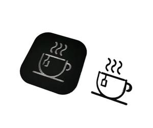 Letrero De Baño Letreros for inodoros, inodoro en cuclillas, letrero recordatorio hueco, placa de puerta, recordatorios cálidos, indicadora, for baño para Hotel Restaurante(9,15cm x 15cm)