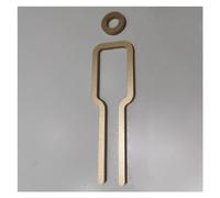 Letrero De Baño Señalización Autoadhesiva For Baño,placa Colgante For Negocios, Comercial, Hogar Para Puerta(Gold Men)
