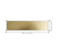 Letrero de bienvenida al dugout - Béisbol para interiores o exteriores, decoración de pared para el hogar, pub, bar, decoración de pared, letrero de metal retro, 40,6 x 10,16 cm