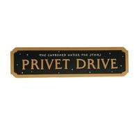 Letrero de calle de metal negro de harry potter alumni ? privet driv