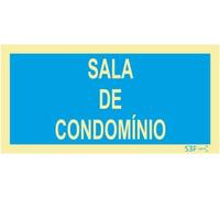 Letrero de Condominio - PVC Opaco 200x100mm