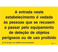 Letrero de Condominio - PVC Opaco 200x300mm
