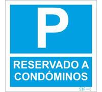 Letrero de Condominio - PVC Opaco 400x400mm