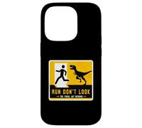 Letrero de dinosaurio a juego Run Don't Look The Fossil Got Revenge Carcasa para iPhone 14 Pro
