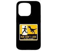 Letrero de dinosaurio a juego Run Don't Look The Fossil Got Revenge Carcasa para iPhone 15 Pro