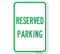 Letrero de estacionamiento reservado divertido letrero de metal placas de metal y carteles póster de 8 x 12 pulgadas
