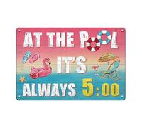 Letrero De Hojalata Lo Que Pasa Aquí Se Queda En Esta Habitación. Clásico Placas De Pared Decorativo Afiche Placa De Metal para Playa Pub Club 30X20Cm