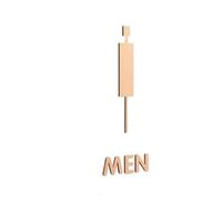 Letrero de inodoro de color negro y dorado, placa 3D para puerta de baño, etiqueta adhesiva para pared, soporte para WC, tablero de señalización, arte, hotel, decoración del hogar, para mujer y hombre