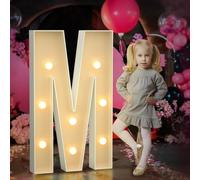 Letrero de letras del alfabeto LED brillantes multiescena de 4 pies, fácil de montar, luces de marquesina, perfecto para propuestas, baby shower, Halloween, Navidad, hogar, habitación, habitación