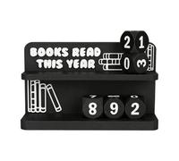 Letrero De Libros Leídos Este Año, Libros Impresos En 3D, Ácido Poliláctico, Rastreador Librôs Leídos Este Año, Decoración De Estantería Desafío Lectura, Ubicación Versátil, Para Lectores