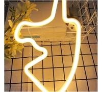 letrero de luz de neón Letrero de neón unicornio con letras coloridas para iluminación interior habitación infantil(1)