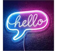 letrero de luz de neón Lettres colorées Interior Luminaires Rêve Néon Signe Bureau Chambre Mur Barre Décor Lumière Fête