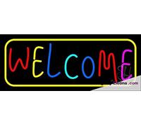 Letrero de luz LED de neón multicolor con borde amarillo, tubo LED hecho a mano para decoración de pared de cueva de hombre, PVC, 14 x 17 pulgadas