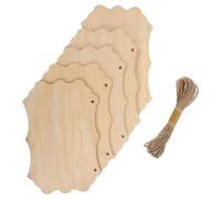 Letrero de Madera en Blanco Colgante DIY Grande 23x15x0, 3 Cm