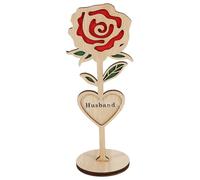 Letrero de mesa de flores de San Valentín, letrero de decoración de mesa de San Valentín, letrero de mesa romántico, centro de mesa de boda, artesanía de madera, decoración de granja, letrero de San