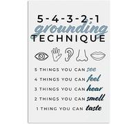 Letrero de metal con habilidades para afrontar traumas, placa decorativa vintage para oficina, póster de conocimientos de psicología para decoración de pared de casa, club, habitación, 30 x 40 cm