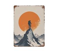 Letrero de metal con texto en inglés «Keep Going, You Are Stronger» para decoración de pared, estilo retro, estilo 7, 40 x 30 cm