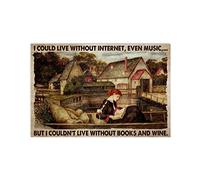 Letrero de metal de estilo retro con texto en inglés "Dad and Daughter Even A Fleeting Memory of Your Loving Smile is Enough to Light My Darknest Days", letrero de metal divertido para bar, café