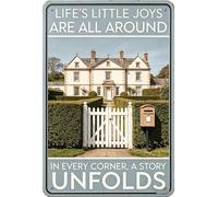 Letrero de metal vintage con texto en inglés "Angels Don't Always Have Wings Sometimes They Have Whiskers", 20 x 30 cm, retro para amantes de los gatos, placa floral rústica para el hogar, dormitorio