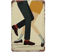 Letrero de metal vintage de 8 x 12 pulgadas, decoración de pareja de baile del alma del norte, regalo para hombres y mujeres, decoración del hogar, letrero de aluminio para decoración de pared del