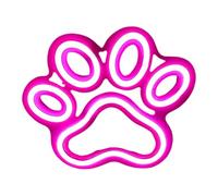 Letrero de neón con estampado de pata de gato, lámpara de noche de neón con estampado de pata de gato, letreros de neón iluminados con alimentación USB, luz de neón para el hogar, habitación de los