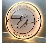 Letrero De Neón Con Logotipo Personalizado, Letrero de Acrílico Flotante Personalizado para Negocio, Letrero Iluminado Retroiluminado Personalizado, Letrero de Neón con Logotipo de Empresa Personaliza