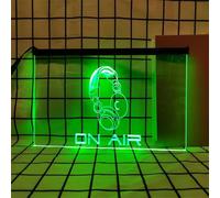 Letrero de neón en el Aire para decoración de Pared, Luces de neón LED RGB Regulables con Control Remoto para letreros de Salas de grabación de Estudios de música,On Air c,40x30cm