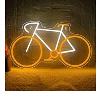Letrero de neón para bicicleta, luz de neón para habitación de adolescentes, cueva de hombre, dormitorio, bar, gimnasio, tienda de bicicletas, decoración de pared del hogar, regalos para entusiastas