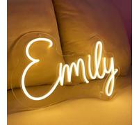 Letrero de neón personalizado para decoración de habitación y día de boda; letrero de neón personalizable para nombre, boda, cumpleaños, fiesta, bar, regalo para el día de Halloween. Regalo para mi