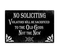 Letrero de no solicitar de Bestylez, decoraci n g tica para cocina, hogar, oficina, 8 x 12 pulgadas, 940