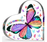 Letrero de pequeños recordatorios, regalos inspiradores para mujeres y hombres, regalos de recuperación para el cuidado personal, regalos para amigos compañeros de trabajo, placa de decoración de