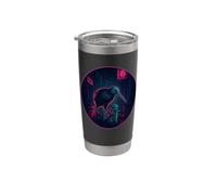 Letrero de primavera de Kiwi Rainy City Vaso térmico de acero inoxidable de doble pared