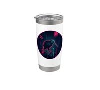 Letrero de primavera de Kiwi Rainy City Vaso térmico de acero inoxidable de doble pared