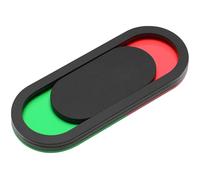 Letrero de Privacidad para Sala de Conferencias, Acrílico 10x4 CM | Abierto Cerrado, Indicador Verde Rojo, Lectura Clara a Distancia, Resistente al Clima, Uso en Aulas y Centros Comerciales