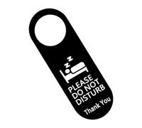 Letrero de puerta con texto en inglés "Please Do Not Disturb", letrero de puerta de oficina de doble cara, letrero de puerta de oficina con impresión transparente, letrero de acrílico para bufetes de