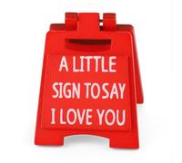 Letrero de Te Amo, un Pequeño Letrero para Decir Te Amo Placa Lindo Mini Regalos San Valentín Decoración de Mesa para Novias Esposas Regalos de Cumpleaños y Aniversario
