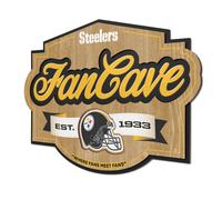 Letrero de YouTheFan para la cueva de los fan?ticos de los Pittsburgh Steelers de la NFL