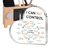 Letrero decorativo de salud mental, decoración acrílica de psicología, letrero de afirmación de salud mental, para el hogar, escuela, consejería, dormitorio universitario, hombres, mujeres, profesores