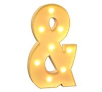 Letrero decorativo grande de 100 cm con luz LED simbólica y marquesina, letras de mosaico para globos para cumpleaños, bodas, fiestas, día de San Valentín