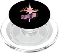 Letrero estético de neón retro de Halloween Motel PopSockets PopGrip para MagSafe