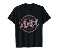 Letrero francés patriótico Retro con el Sello francés «I Love Paris Lover» Camiseta