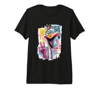 Letrero gráfico con diseño gráfico de Personajes Pop de Flamingo Peace Graffiti Camiseta Premium