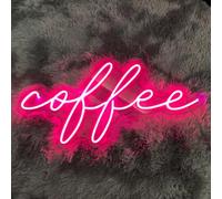 Letrero LED Barra de café Letreros de neón Café Luces LED Pared de vino Lámparas nocturnas decorativas Decoración de fiesta Luz USB Brillo ajustable