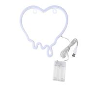 Letrero LED de amor - Lámpara de pared LED romántica con alimentación USB, decoración para el hogar, lámpara de pared para bodas, accesorio para habitación infantil | Arte mural para interiores, bares