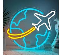 Letrero LED de avión de neón para decoración de pared